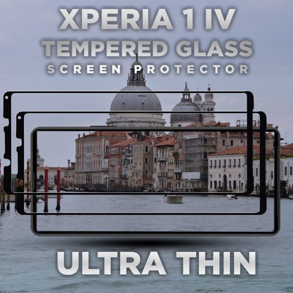 2 Pack Sony Xperia 1 IV - Härdat glas 9H -Super Kvalitet 3D