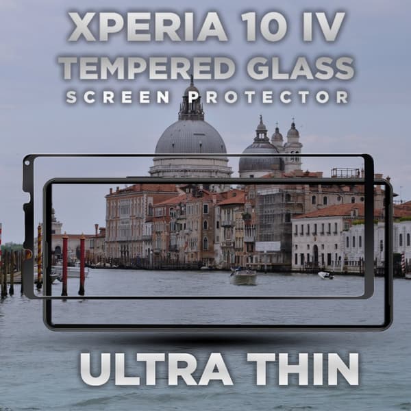 Sony Xperia 10 IV - Härdat glas 9H -Super Kvalitet 3D