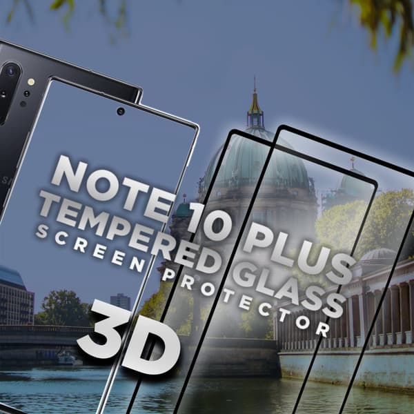 2-Pack Samsung Note 10 Plus - Härdat glas 9H - Super kvalitet 3D