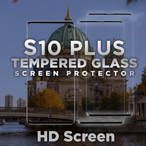 2 Pack Samsung Galaxy S10 Plus - Härdat glas 9H - Super kvalitet