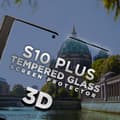 Miniatyrbild 3 av 5: Samsung Galaxy S10 Plus - Härdat glas 9H - Super kvalitet 3D