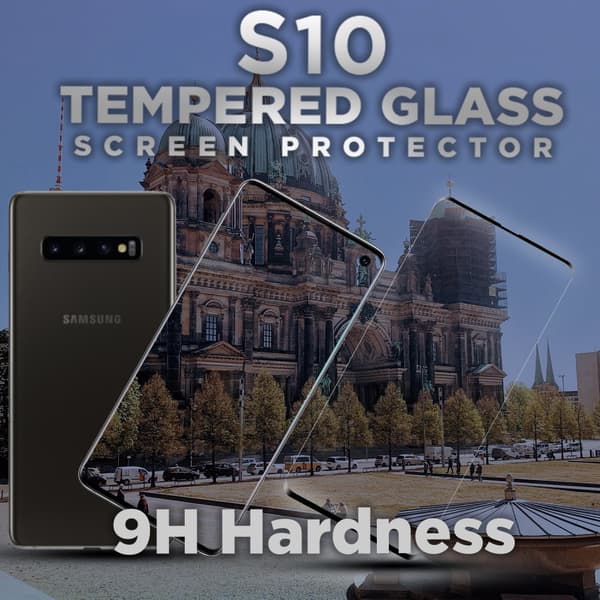Samsung Galaxy S10 - Härdat glas 9H – Super kvalitet 3D