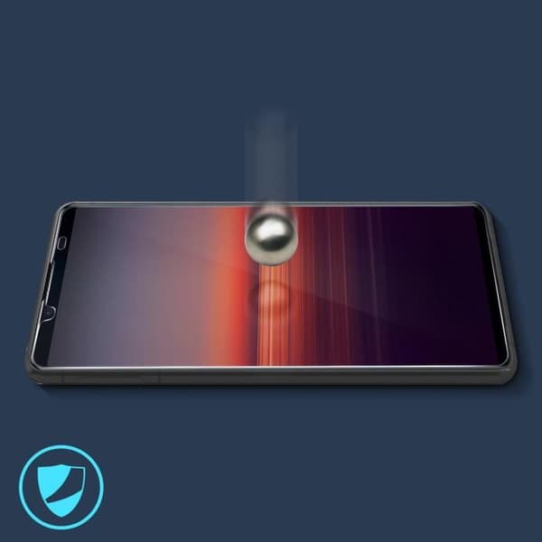 Filmskydd - Sony - Xperia 5 II - Härdat glas 9H - Ultraitun - Transparent vit