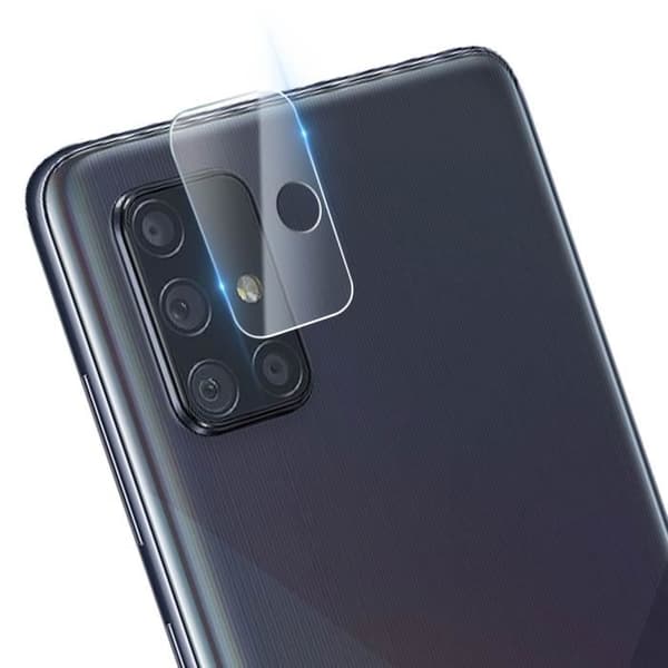 Kameraskydd - AVIZAR - Samsung Galaxy A71 - Härdat glas - Antispår - Reptålig