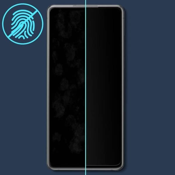 Skärmfilm för Samsung Galaxy S20 FE Härdat glas 9H Fasad Anti-Fingerprint Svart