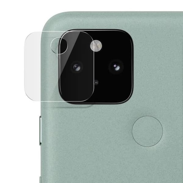 Skydd för kamera - AVIZAR - Google Pixel 5 - Härdat glas 9H - Anti-spår - Transparent Vit