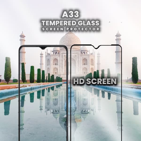 Samsung Galaxy A33 - 9H Härdat Glass - 3D Super Kvalitet