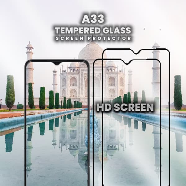 2 Pack Samsung Galaxy A33 - 9H Härdat Glass - 3D Super Kvalitet