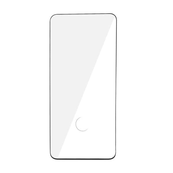 Galaxy A12 film härdat glas 9H Anti-repa Böjda kanter Akashi Transparent Black