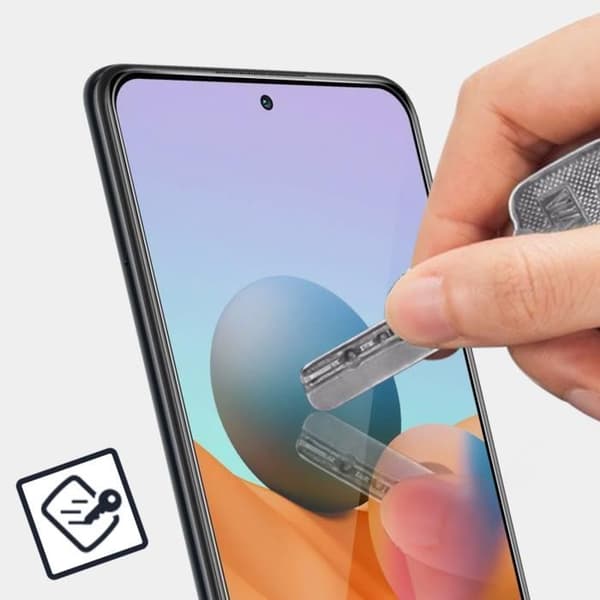 Skyddsglas - Xiaomi - Redmi Note 10 Pro - Härdat glas 9H - Explosionssäker - Avfasade kanter