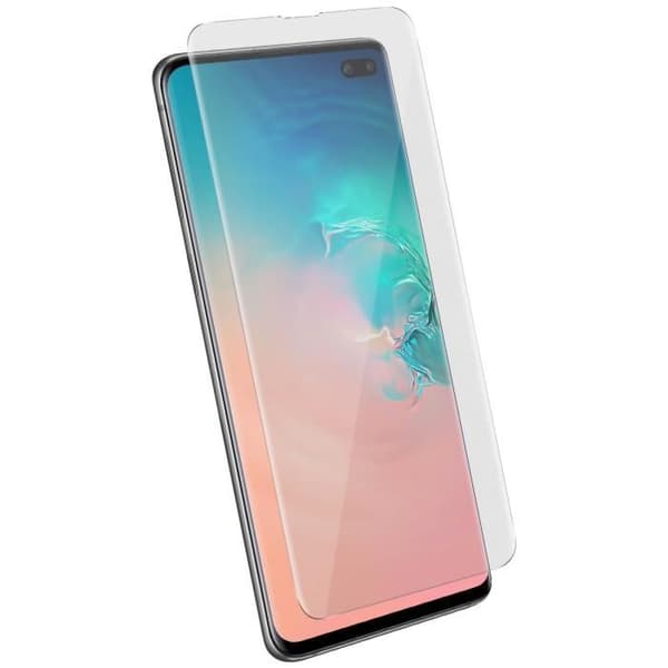 Skyddande film - Samsung - Galaxy S10 Plus - Härdat glas - LED-installationskit - Rep-säkert