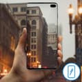 Miniatyrbild 3 av 4: Skyddsfilm - AVIZAR - Galaxy S10+ - Flexibel - Transparent - Reptålig
