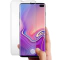 Miniatyrbild 2 av 4: Skyddsfilm - AVIZAR - Galaxy S10+ - Flexibel - Transparent - Reptålig