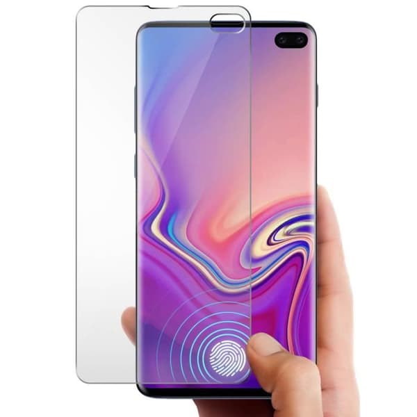 Skyddsfilm - AVIZAR - Galaxy S10+ - Flexibel - Transparent - Reptålig