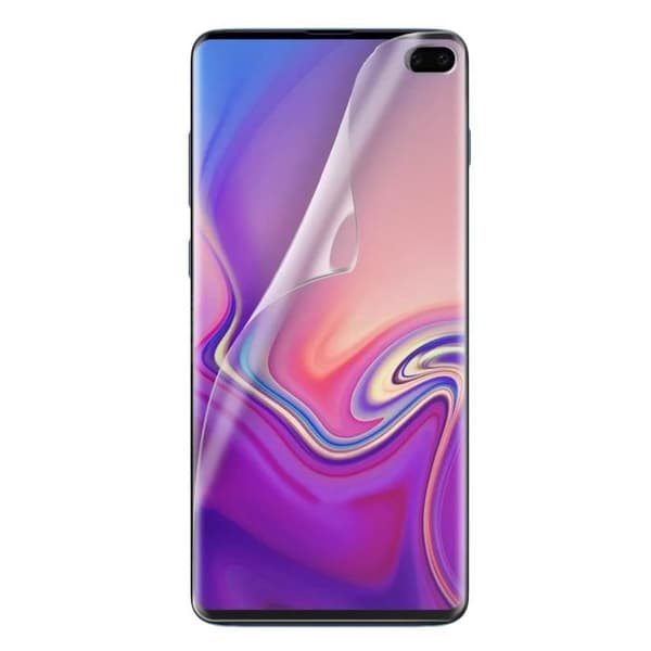 Skyddsfilm - AVIZAR - Galaxy S10+ - Flexibel - Transparent - Reptålig