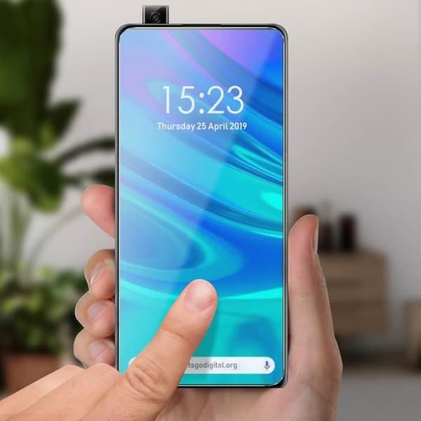 Skyddsfilm - AVIZAR - Huawei P Smart Z/Y9 Prime 2019 - 9H härdat glas - Stötsäker - Transparent