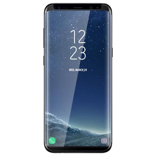 Skyddsfilm - AVIZAR - Samsung Galaxy S8 - Härdat glas - Böjda kanter - Fullständigt skydd
