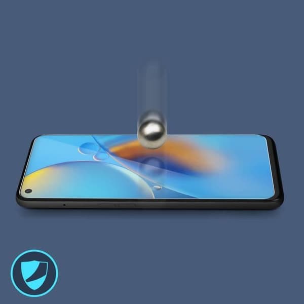 Skyddsglas - Oppo - A74 - Härdat glas 9H - Ultra-tunn - Transparent vit