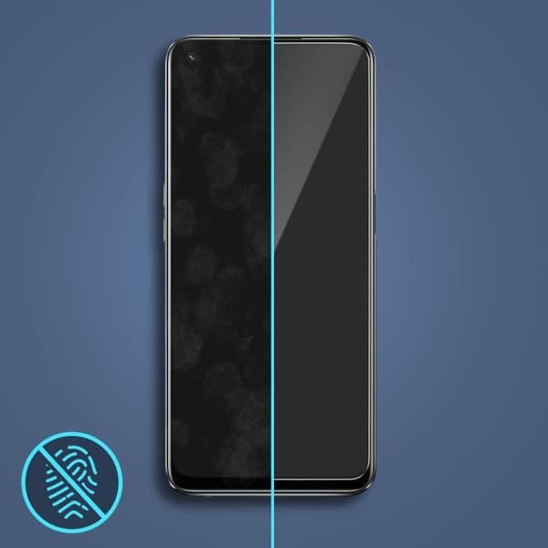 Skyddsglas - Oppo - A74 - Härdat glas 9H - Ultra-tunn - Transparent vit
