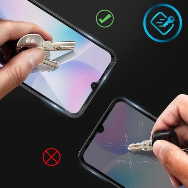 Skyddsglas för Xiaomi Redmi 9A - AVIZAR - Avsmalnande kanter - Stötsäkert och repbeständigt
