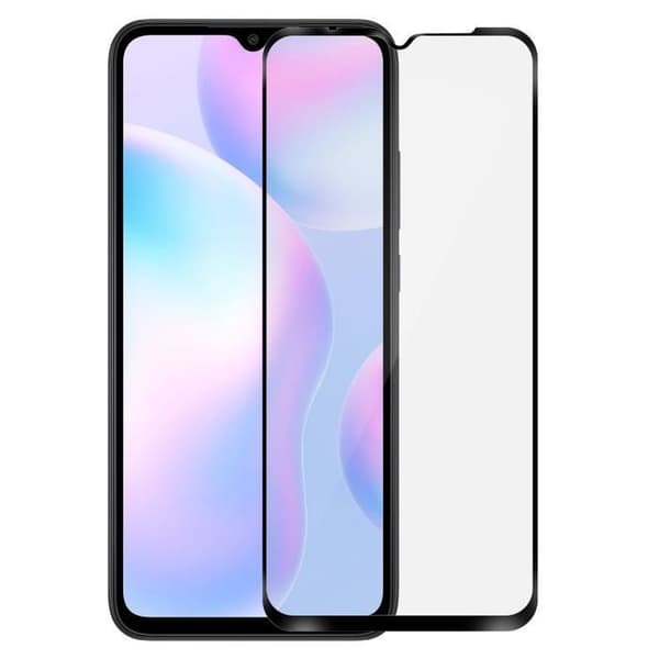 Skyddsglas för Xiaomi Redmi 9A - AVIZAR - Avsmalnande kanter - Stötsäkert och repbeständigt