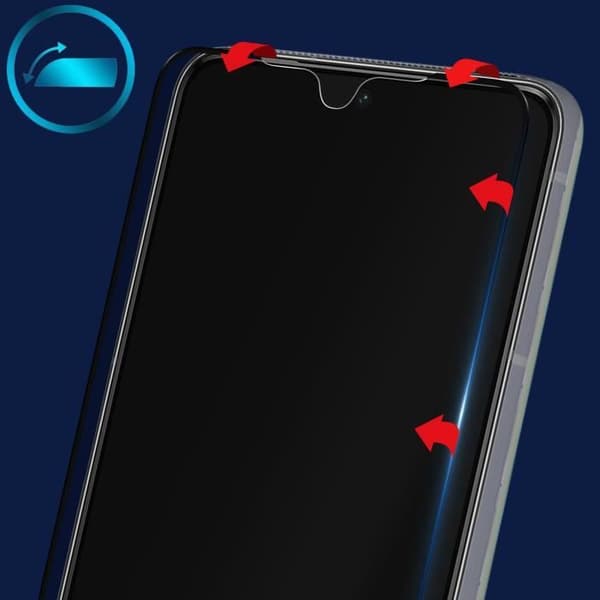 Film för Samsung Galaxy S21 Tempered Glass 9H Fasad Transparent Black Contour