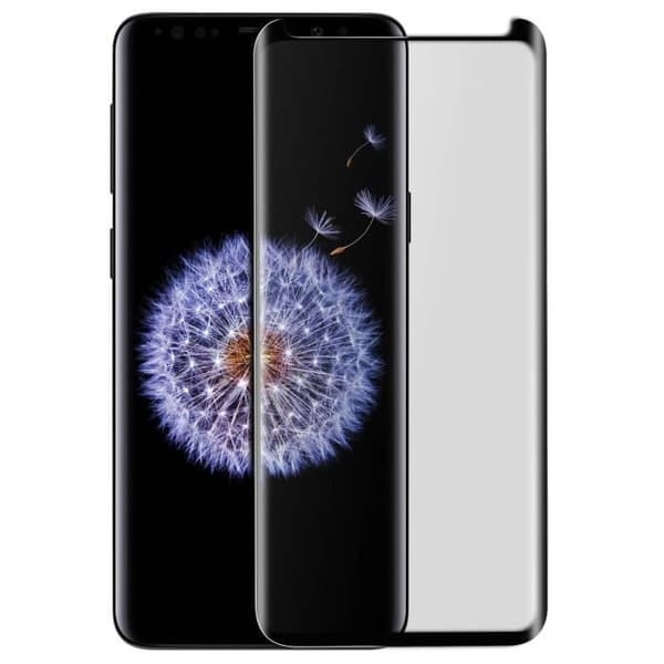 Skyddsfilm - AVIZAR - Galaxy S8/S9 - Böjt härdat glas - Genomskinlig - Stötsäker och anti-repa