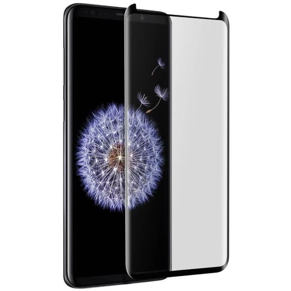 Skyddsfilm - AVIZAR - Galaxy S8/S9 - Böjt härdat glas - Genomskinlig - Stötsäker och anti-repa