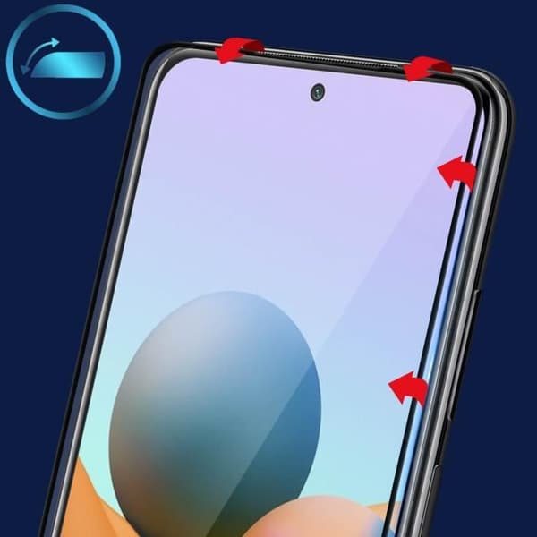 Skyddande film - Xiaomi - Redmi Note 10s - Härdat glas 9H - Ultra-tunt - Stöt- och rep-beständigt