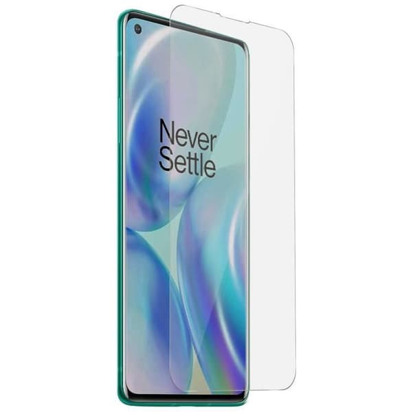 Skärmskyddsfilm - AVIZAR - OnePlus 8 - Flexibel latex - Stöttålig - Genomskinlig vit