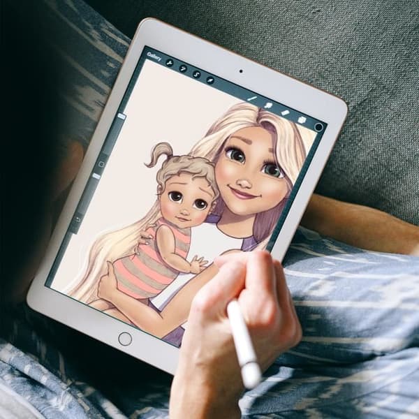 Film iPad Pro 12.9 - Apple - 2015/2017 - Transparent Vit - Anti-repor - Ultra-tunn