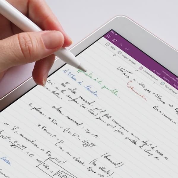 Film iPad Pro 12.9 - Apple - 2015/2017 - Transparent Vit - Anti-repor - Ultra-tunn