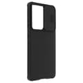 Miniatyrbild 2 av 4: Fodral till Samsung S21 Ultra Camera Cover Ribbed Finish CamShield Pro Nillkin Black