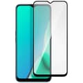 Miniatyrbild 2 av 4: Oppo A5 2020 och A9 2020 Skärmfilm härdat glas 9H - Transparent svart kontur Svart