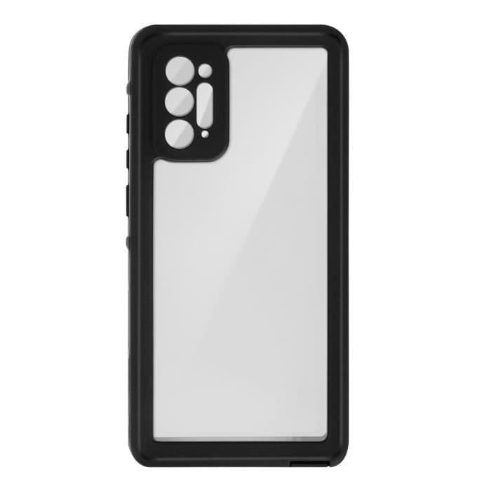 Samsung Galaxy Note 20 Fodral Bi-material Vattentät 2m Svart Redpepper Screen Film Svart