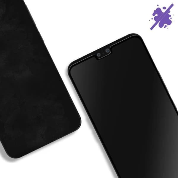 Vivo V23 5G Härdat glas Beständigt 9H Hårdhet Anti-fingeravtryck Svart