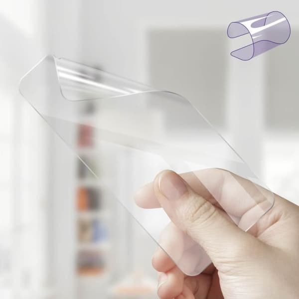 Skyddsfilm - AVIZAR - Samsung Galaxy Z Flip 3 - Ultrabeständig - Transparent - Installationssats ingår