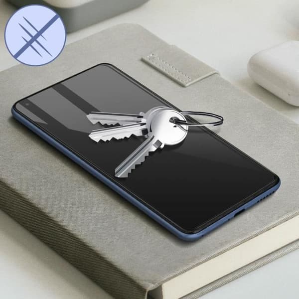 Xiaomi Mi 11 Lite härdat glas 9H fasade kanter Akashi Transparent Svart
