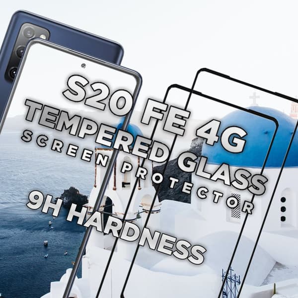 2-Pack Samsung S20 FE 4G - 9H Härdat Glass - Super Kvalitet 3D