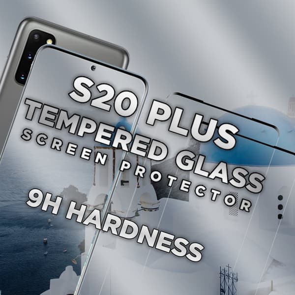 2 Pack Samsung S20 PLUS - 9H Härdat Glass - 3D Super Kvalitet