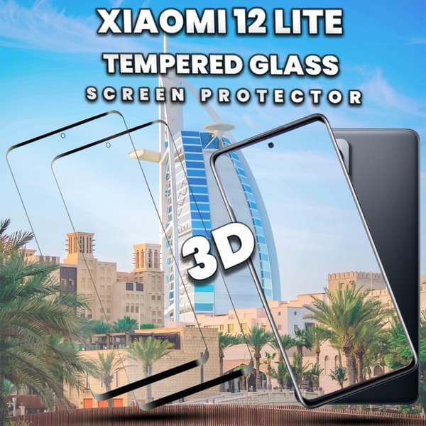 2 Pack Xiaomi 12 Lite - Härdat glas 9H-Super kvalitet 3D