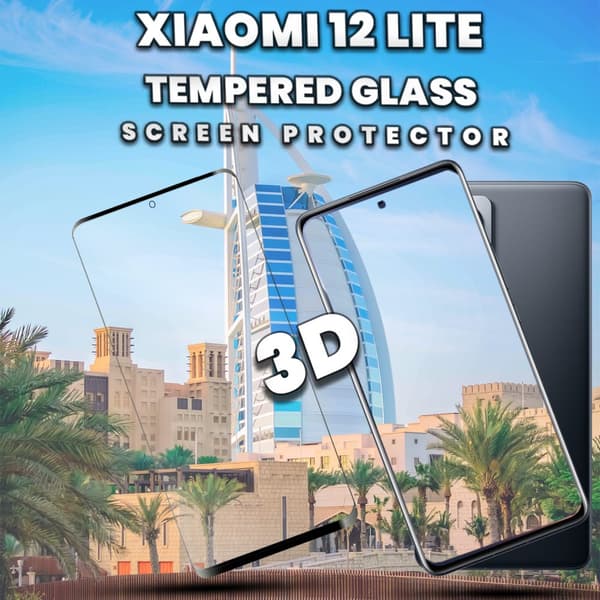 Xiaomi 12 Lite - Härdat glas 9H-Super kvalitet 3D Skärmskydd