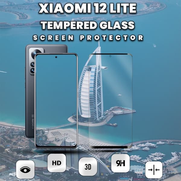 Xiaomi 12 Lite - Härdat glas 9H-Super kvalitet 3D Skärmskydd