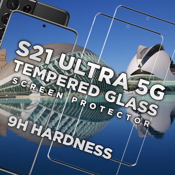 2 Pack Samsung S21 Ultra 5G - Härdat glas 9H - Super kvalitet 3D