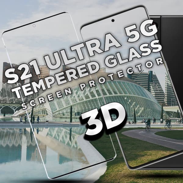 Samsung Galaxy S21 Ultra 5G - Härdat glas 9H - Super kvalitet 3D
