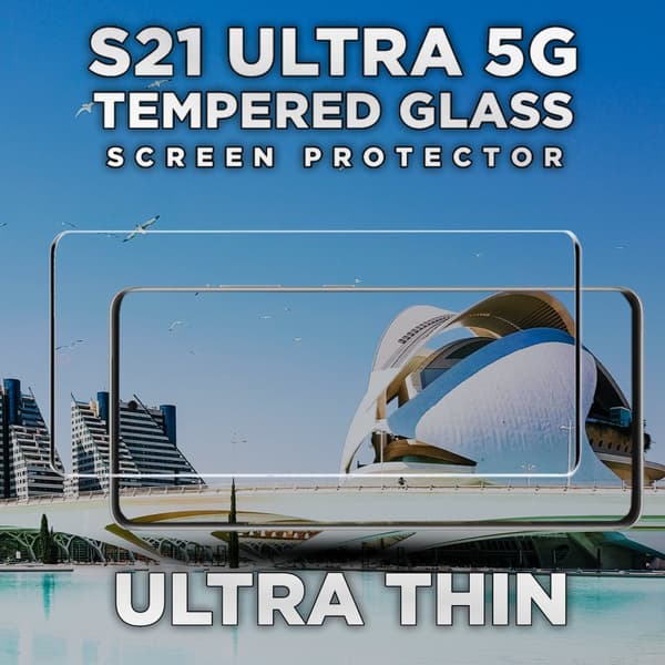 Samsung Galaxy S21 Ultra 5G - Härdat glas 9H - Super kvalitet 3D