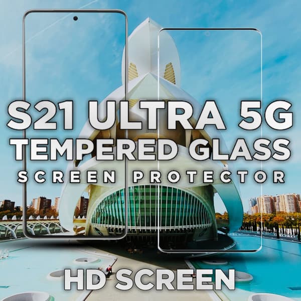 Samsung Galaxy S21 Ultra 5G - Härdat glas 9H - Super kvalitet 3D