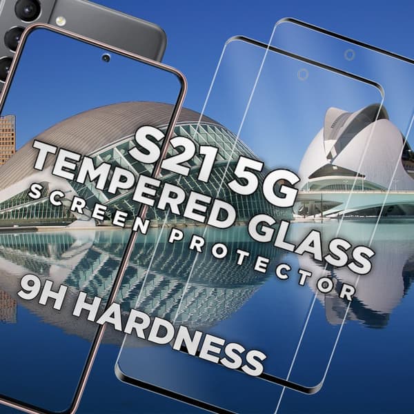 2 Pack Samsung S21 5G - Härdat Glas 9H - Super Kvalitet 3D