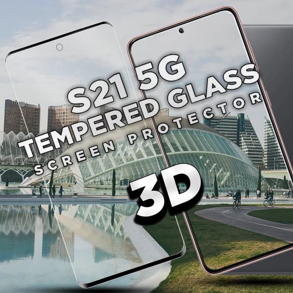 Samsung Galaxy S21 5G - Härdat glas 9H - Super kvalitet 3D Skärmskydd