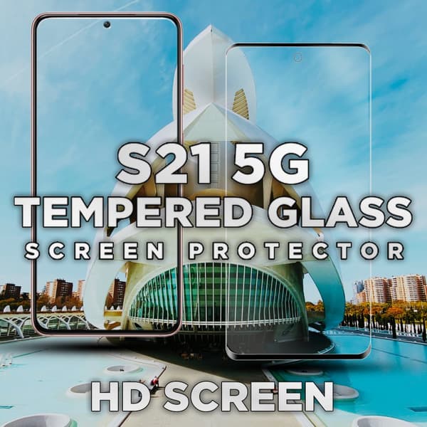 Samsung Galaxy S21 5G - Härdat glas 9H - Super kvalitet 3D Skärmskydd